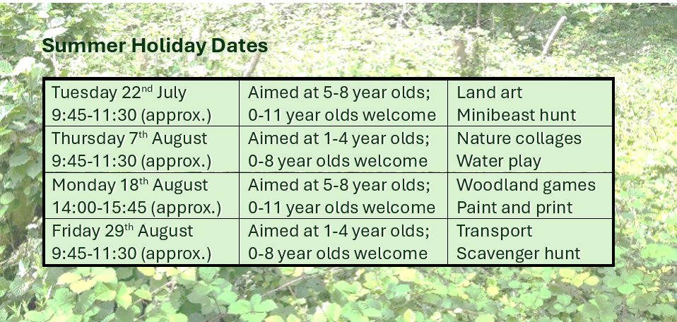 summer holiday dates